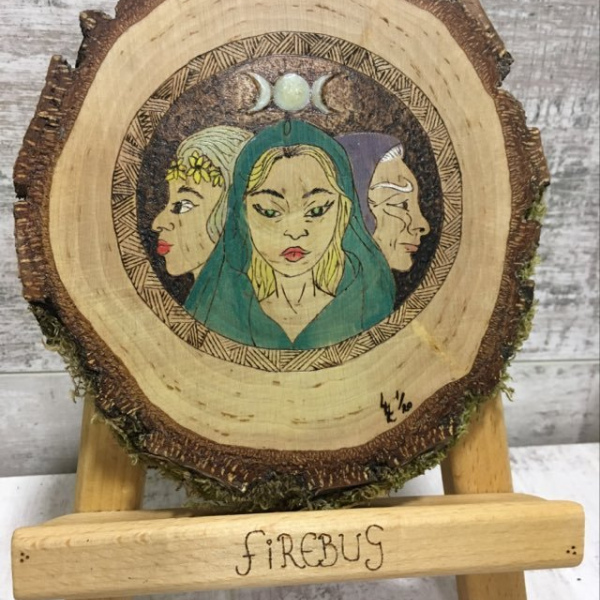 Medium Plaque - Triple Goddess
